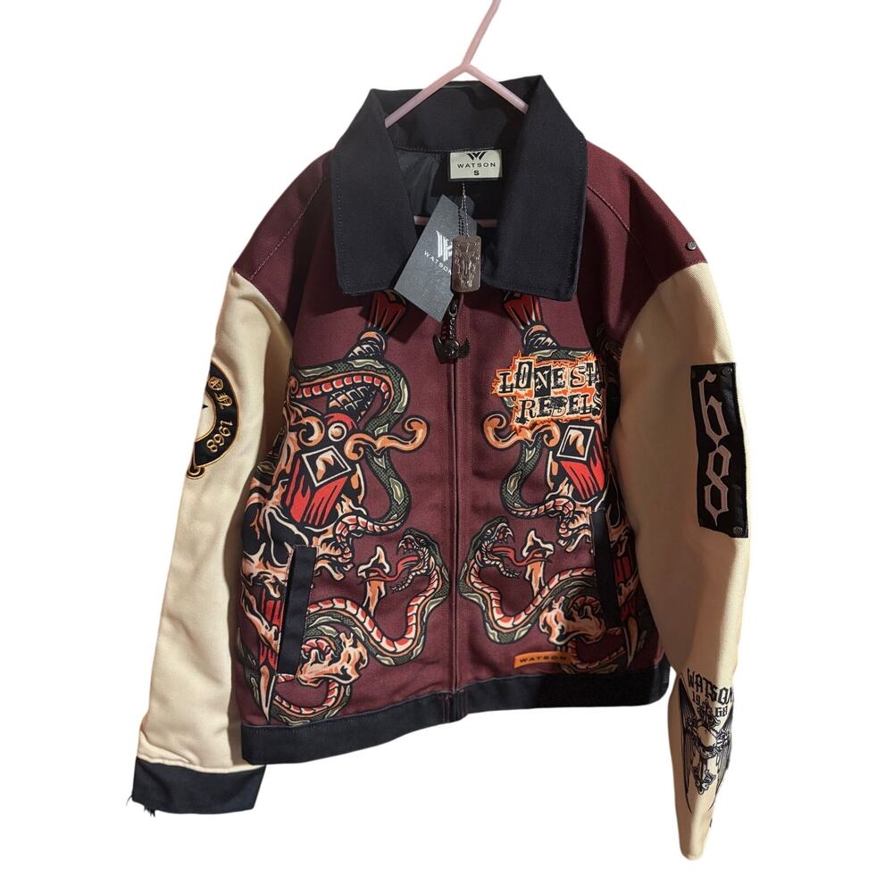NWT SZ S - Watson Lonestar Rebels Fringe Jacket